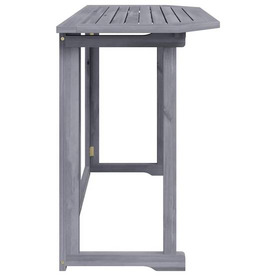 Table pliable de balcon Bois d'acacia massif 90 x 50 x 74 cm - PANGIVO - Image 4