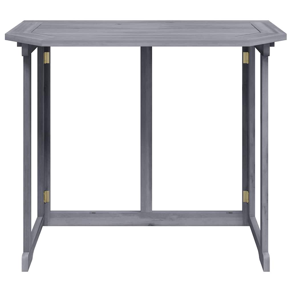 Table pliable de balcon Bois d'acacia massif 90 x 50 x 74 cm - PANGIVO - Image 2