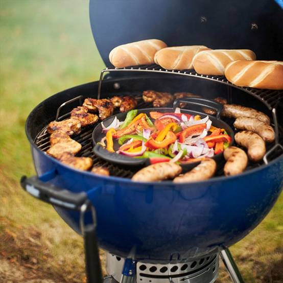 Barbecue à charbon Master-Touch GBS 5755 - Ocean Blue - Image 4