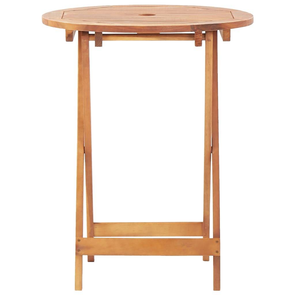 Maison Chic - Ensemble 3 pcs de bistro - Salon De Jardin - Mobilier extérieur anthracite tissu et bois massif MI479 - Image 6