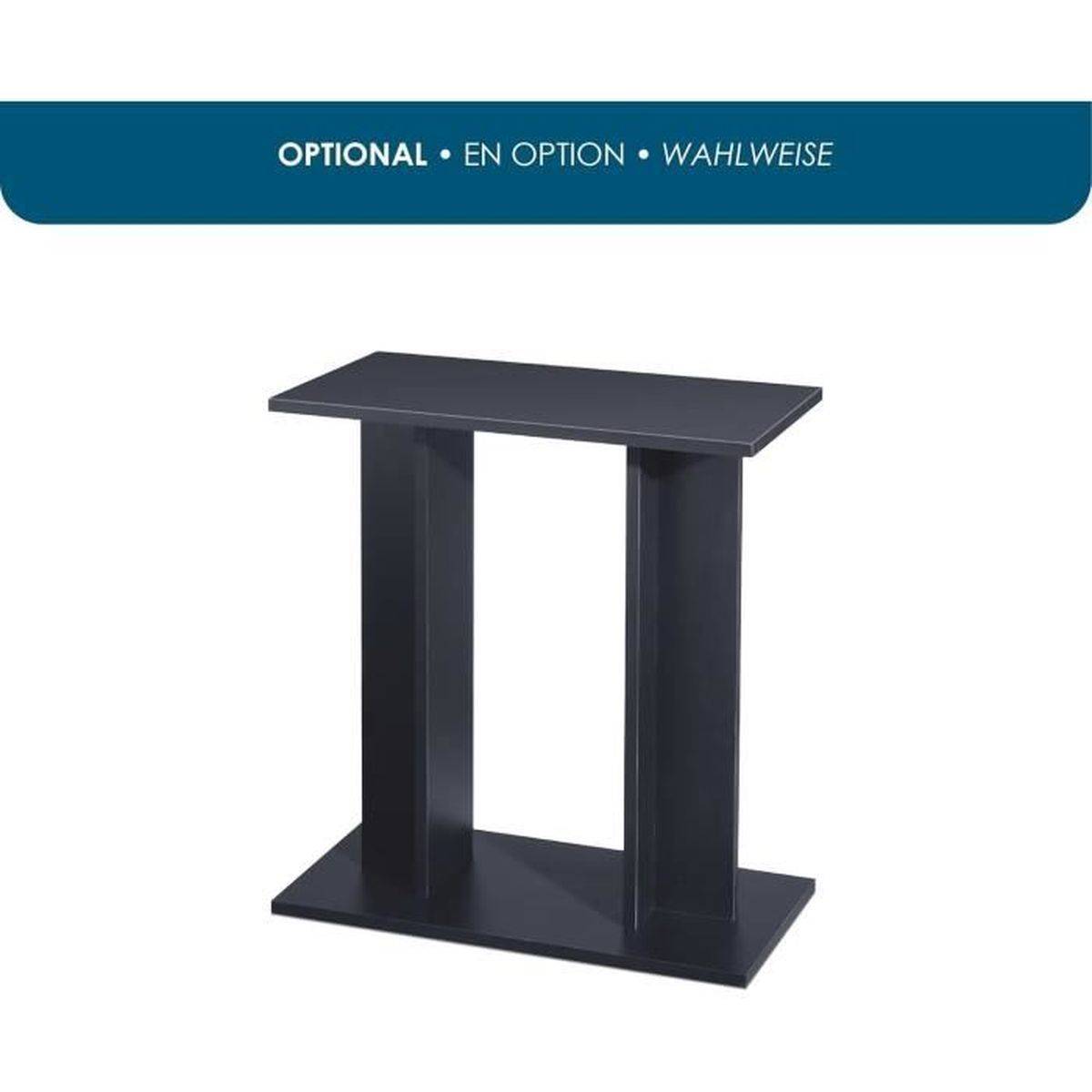 Ciano - Aquarium rectangle 60 L noir avec filtre interne CF80, chauffage 50 W et LED CLA60 - CIANO - Image 8