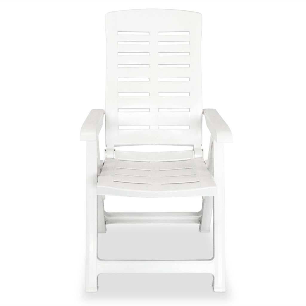 Prolenta Premium - Chaises de jardin plastique blanc 60 x 61 x 108 cm - Prolenta premium p3160.4 - Image 3