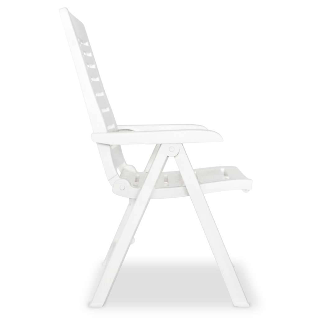 Prolenta Premium - Chaises de jardin plastique blanc 60 x 61 x 108 cm - Prolenta premium p3160.4 - Image 4