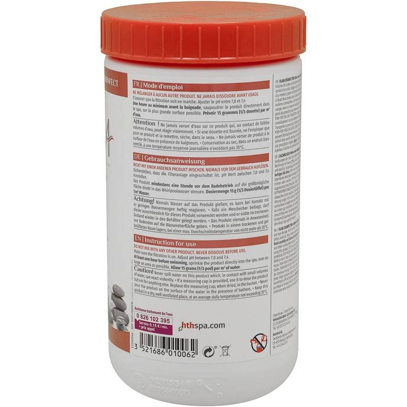 Chlore choc hth Spa FLASH Désinfection 1 kg - Image 2