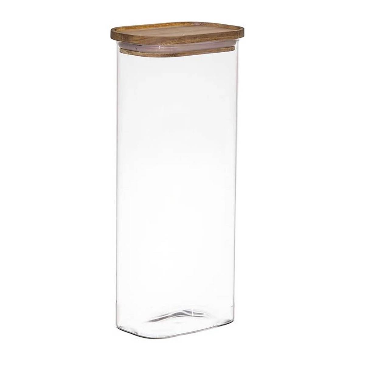 The Home Deco Factory - Bocal de Conservation "Heritage" 2L Transparent & Marron - Image 1
