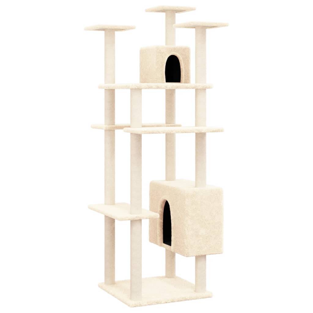 Vidaxl - Arbre à chat avec griffoirs en sisal Crème 162 cm vidaXL 171633 - Image 2