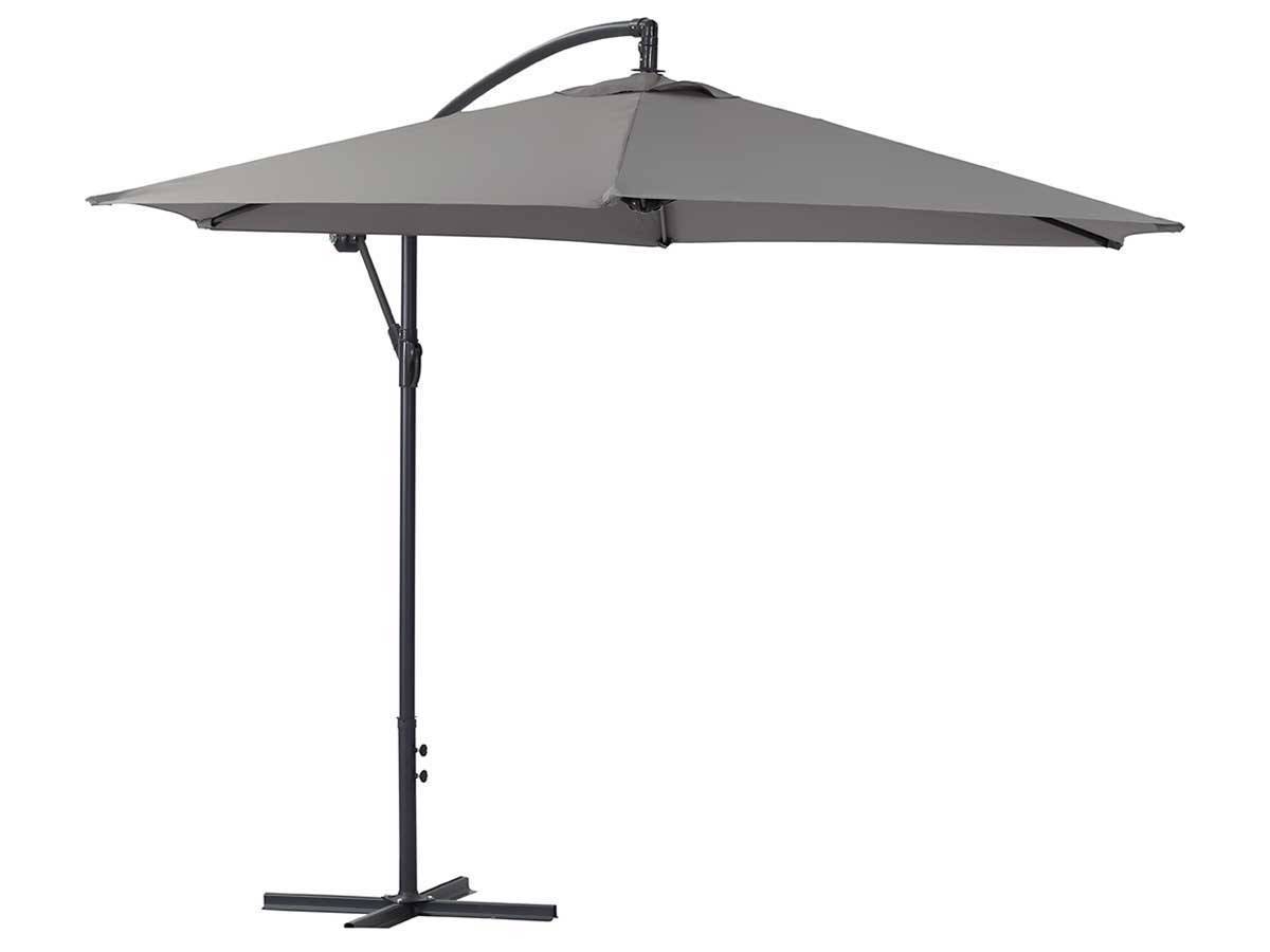 Habitat Et Jardin - Parasol Jardin Déporté Alu "ilios" - Rond - ø 3 M - Gris -habitat Et Jardin - Image 1