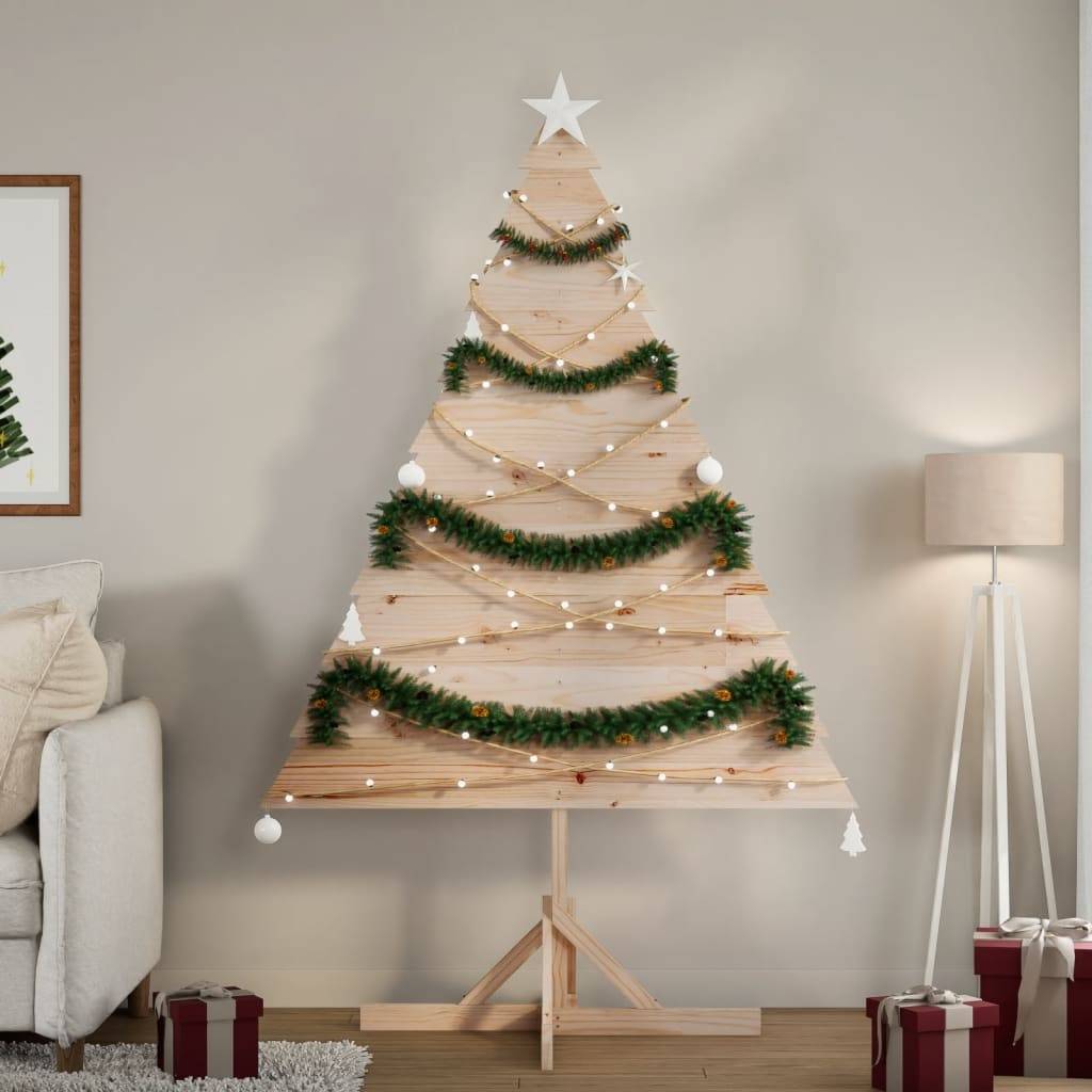 Maison Chic - Sapin de Noël | Arbre de Noël en bois pour décoration 180 cm bois massif Maison Chic - Image 2