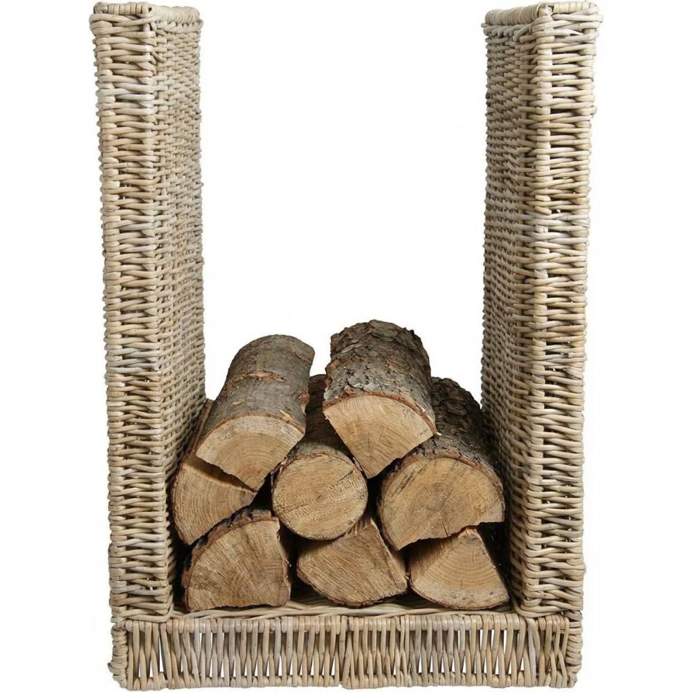 Aubry Gaspard - Grand panier à bûches métal et poelet - Image 4