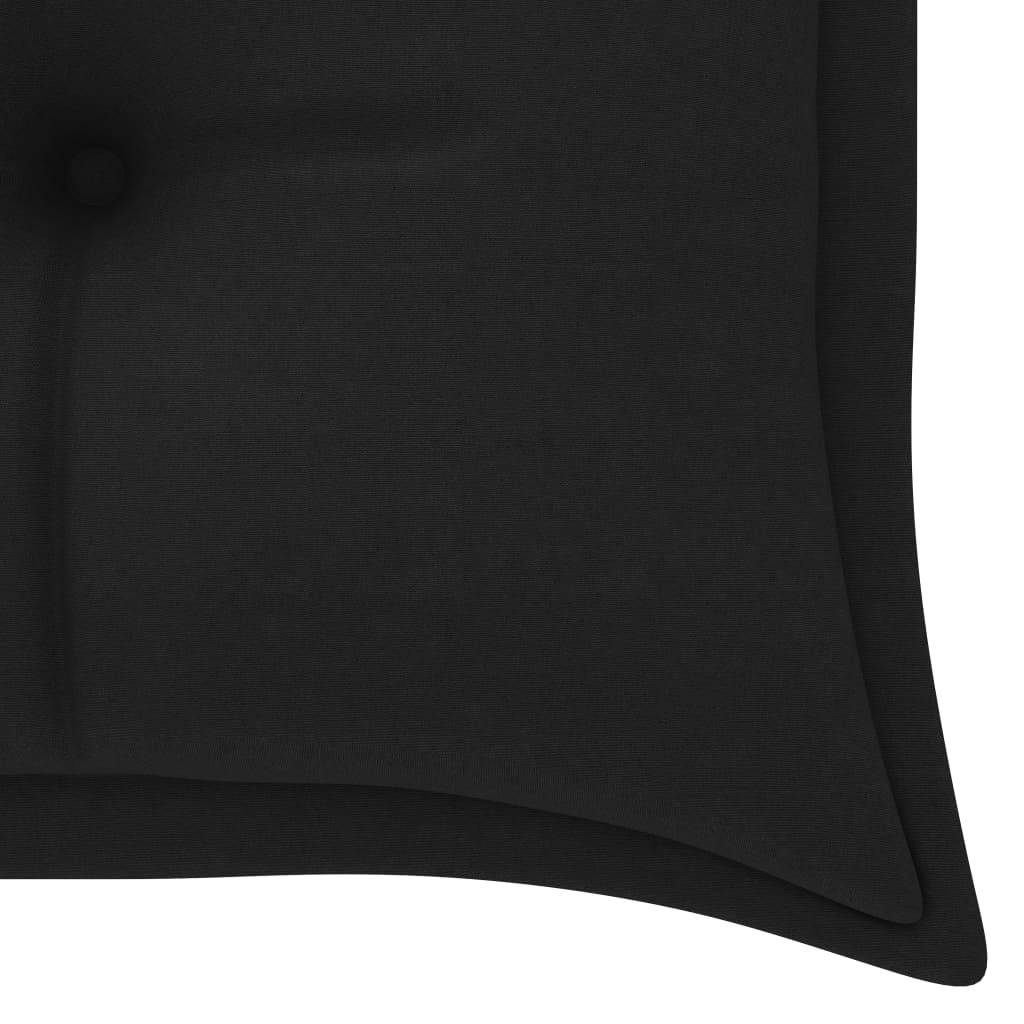 Helloshop26 - Banc de jardin meuble de patio d'extérieur terrasse avec coussin 157 cm bois d'acacia massif - Image 8