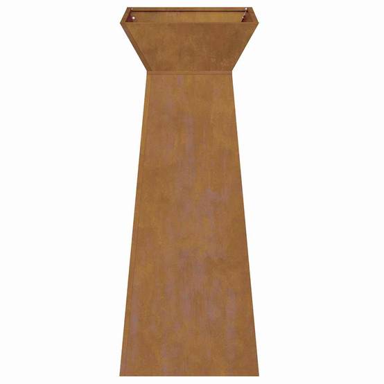ComfortXL - Paire de Jardinières Colonnes 100cm, Pot de Fleur Haut et Moderne en Acier Argent pour Entrée – ComfortXL Outdoor Living - Image 7