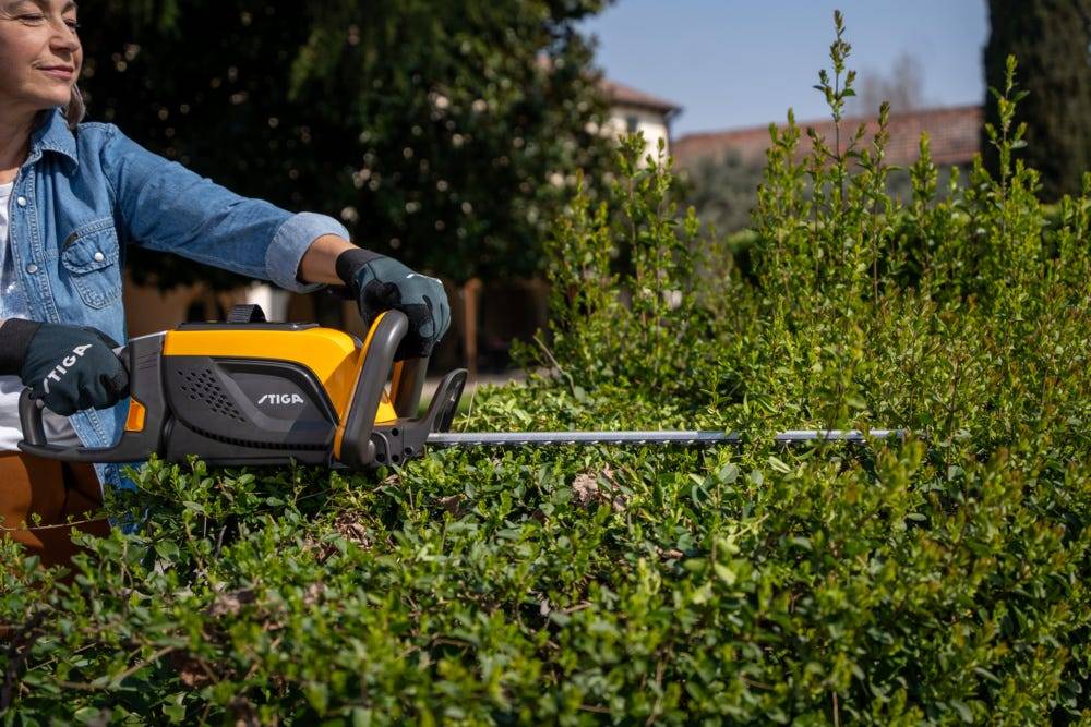 Stiga - Taille-bordures HT 500e, lames 58 cm, autonomie 50 min, poignée pivotante - STIGA - Image 8