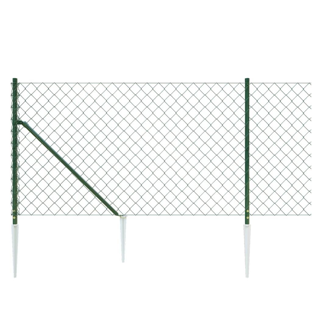 Clôture Maillée Métal Extérieur Protection Anti-Rouille Vert 1x10m - ComfortXL Outdoor Living - Image 4