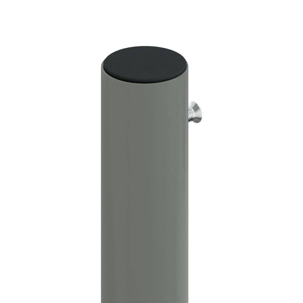 Helloshop26 - Auvent paravent store brise-vue latéral rétractable de patio jardin terrasse balcon protection visuelle écran noir 140 x 1200 cm - Image 4