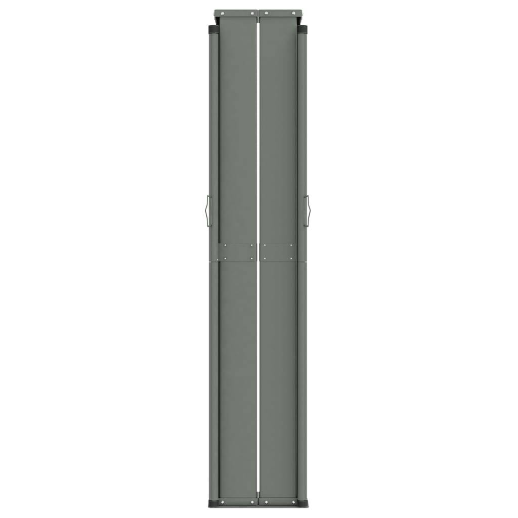 Helloshop26 - Auvent paravent store brise-vue latéral rétractable de patio jardin terrasse balcon protection visuelle écran noir 140 x 1200 cm - Image 3
