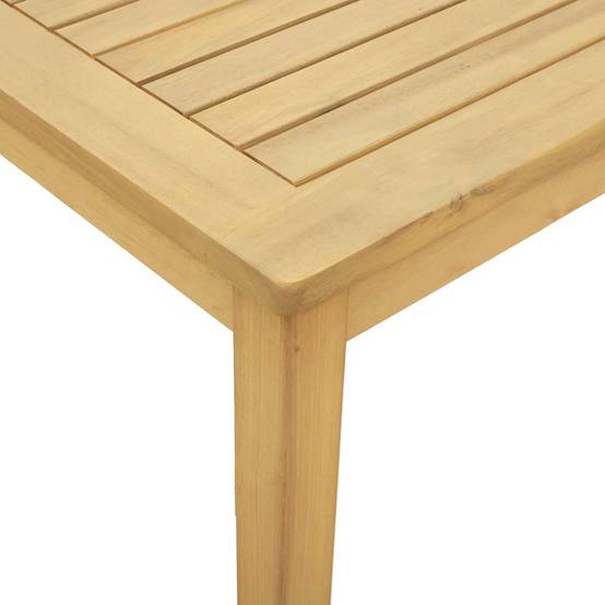 Table basse Bois d'Acacia Massif Acacia clair 90 x 50 x 36 cm - PANGIVO - Image 5