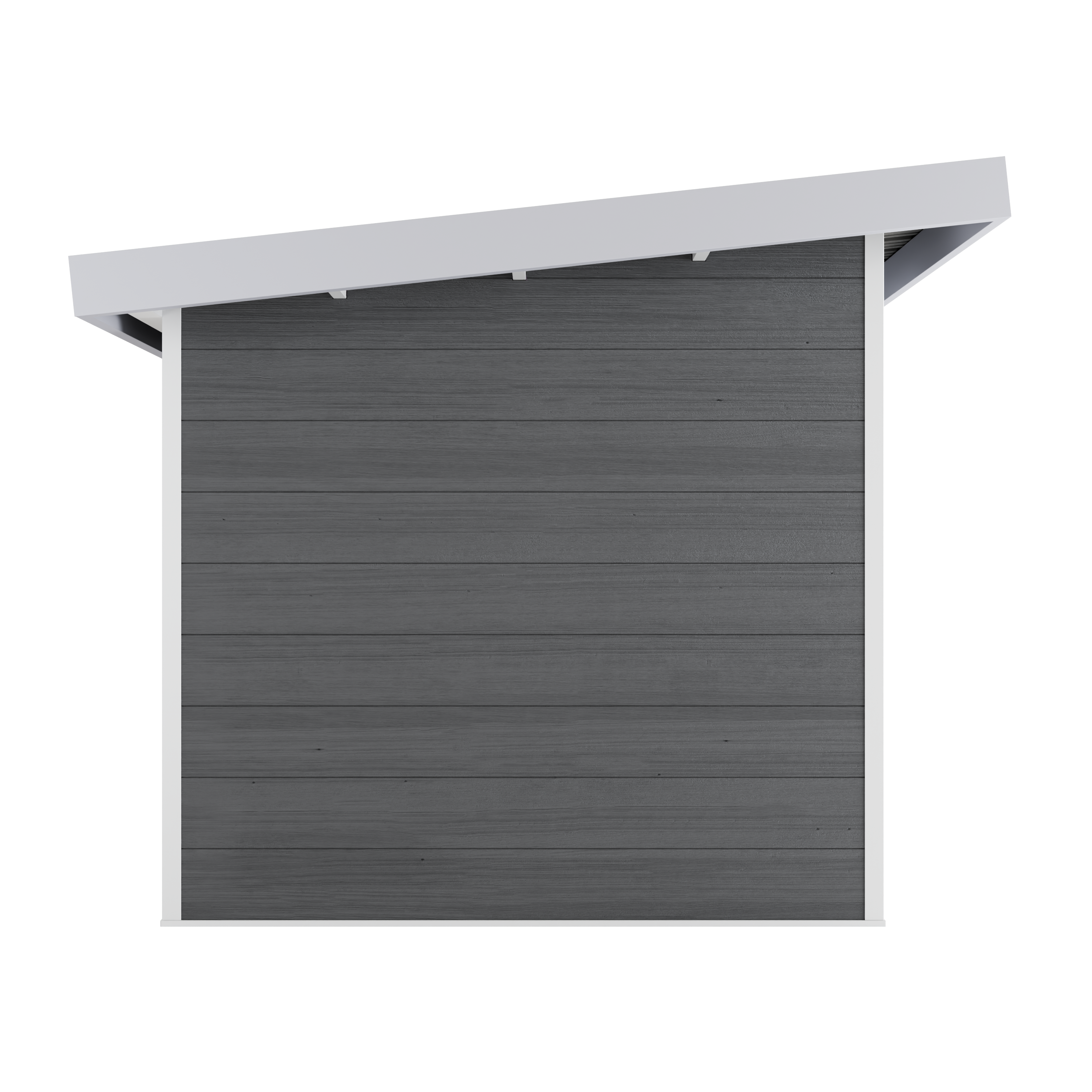 Abri de Jardin Composite ALMA - 7m2 - Gris/blanc - Cabane de jardin - Image 5