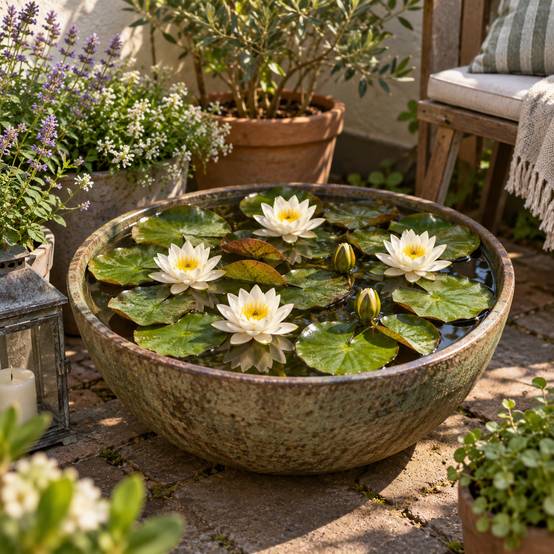 Nénuphar nain blanc - Nymphaea - Image 4