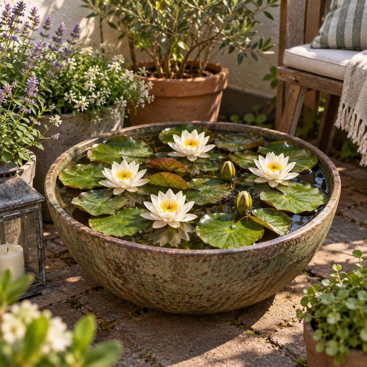 Nénuphar nain blanc - Nymphaea - Image 4