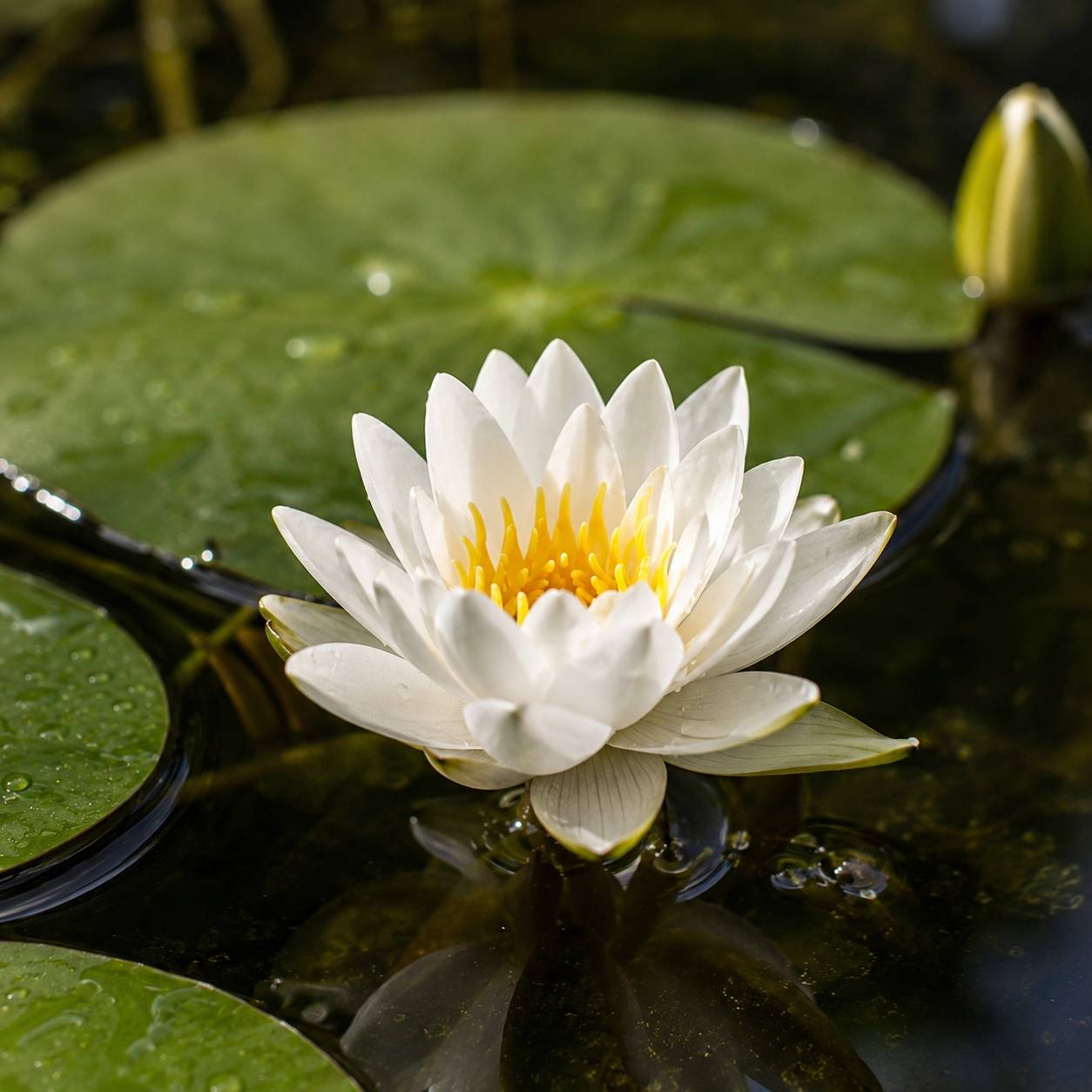 Nénuphar nain blanc - Nymphaea - Image 3