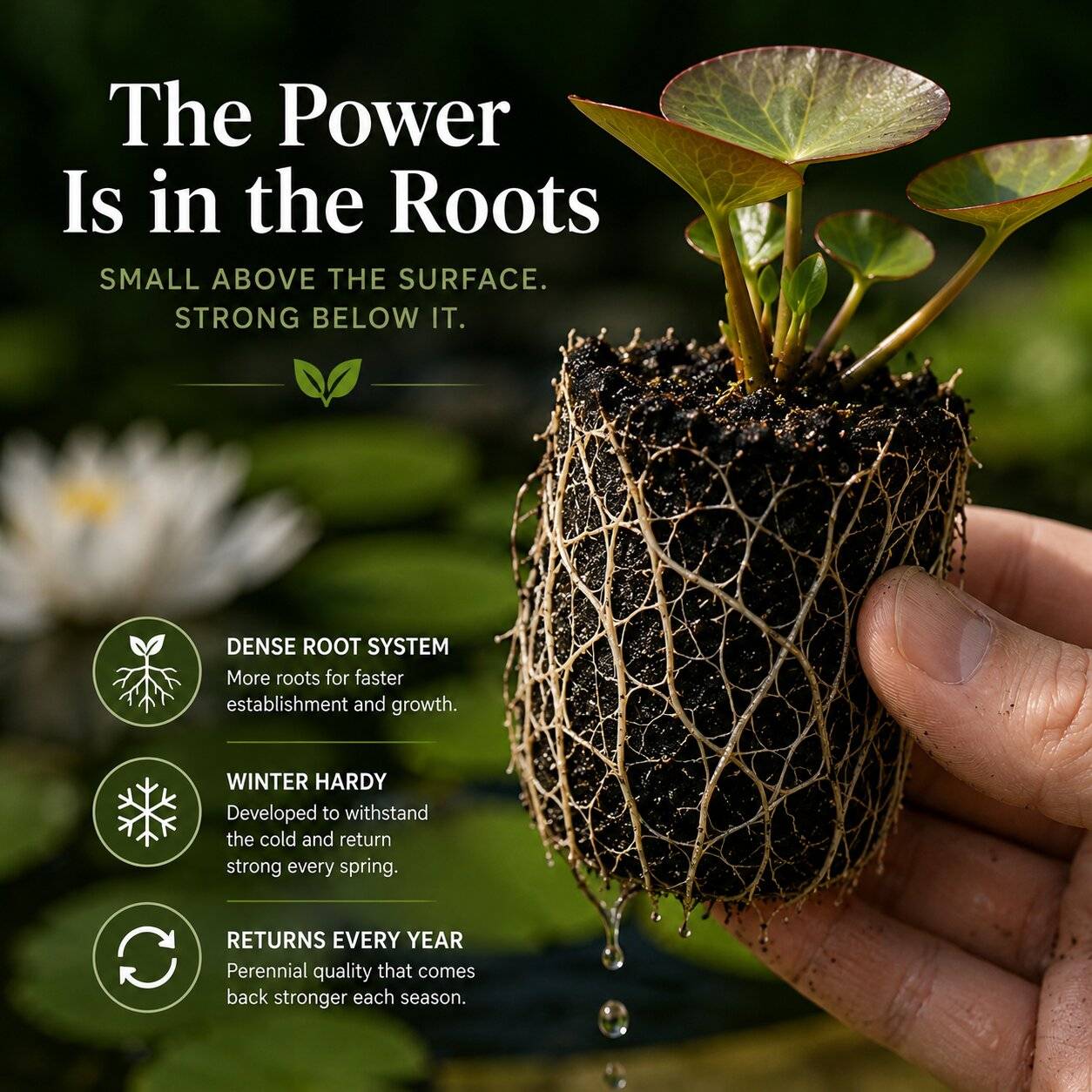 Nénuphar nain blanc - Nymphaea - Image 6