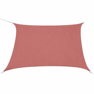 Voile d’ombrage rectangulaire - JARDILINE - Polyester - Terracotta
