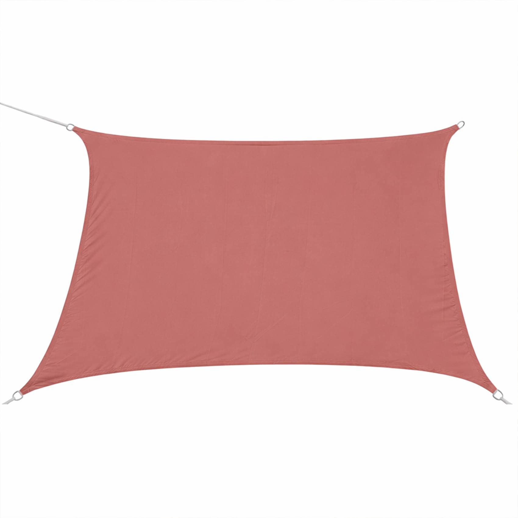 Voile d’ombrage rectangulaire - JARDILINE - Polyester - Terracotta
