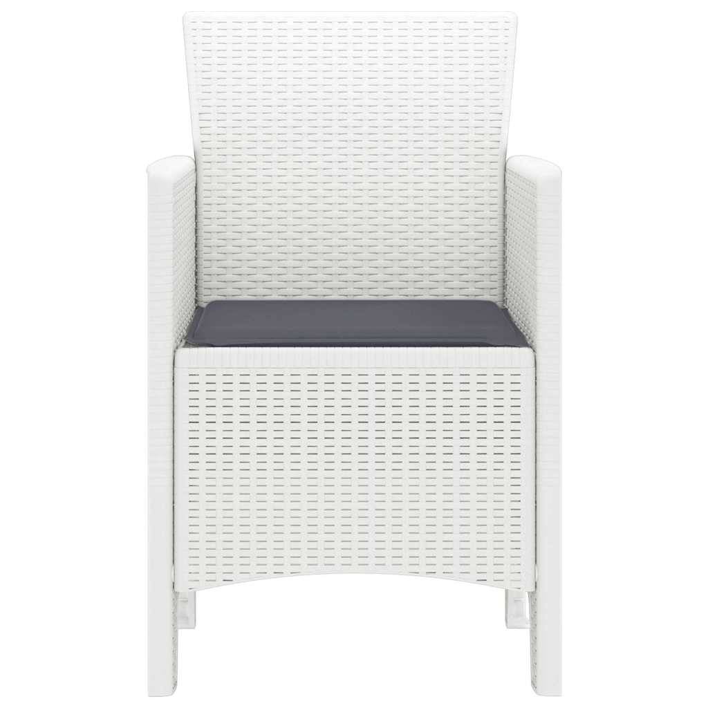 Prolenta Premium - Chaise bois composite Prolenta Blanc 53 X 49 X 85 cm 1-personnes - P95033B - Image 6