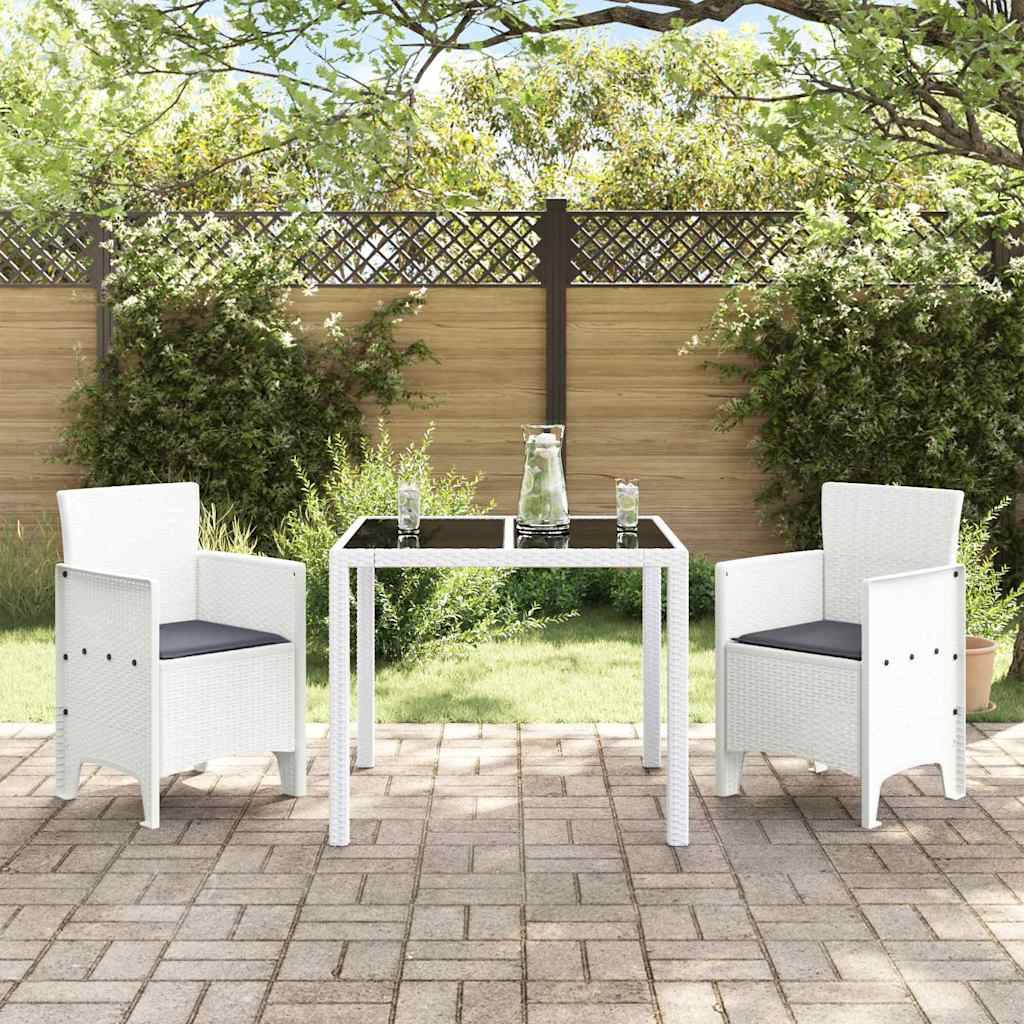Prolenta Premium - Chaise bois composite Prolenta Blanc 53 X 49 X 85 cm 1-personnes - P95033B - Image 3