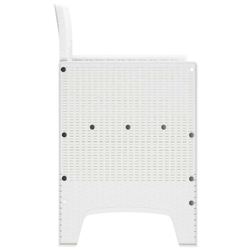 Prolenta Premium - Chaise bois composite Prolenta Blanc 53 X 49 X 85 cm 1-personnes - P95033B - Image 7