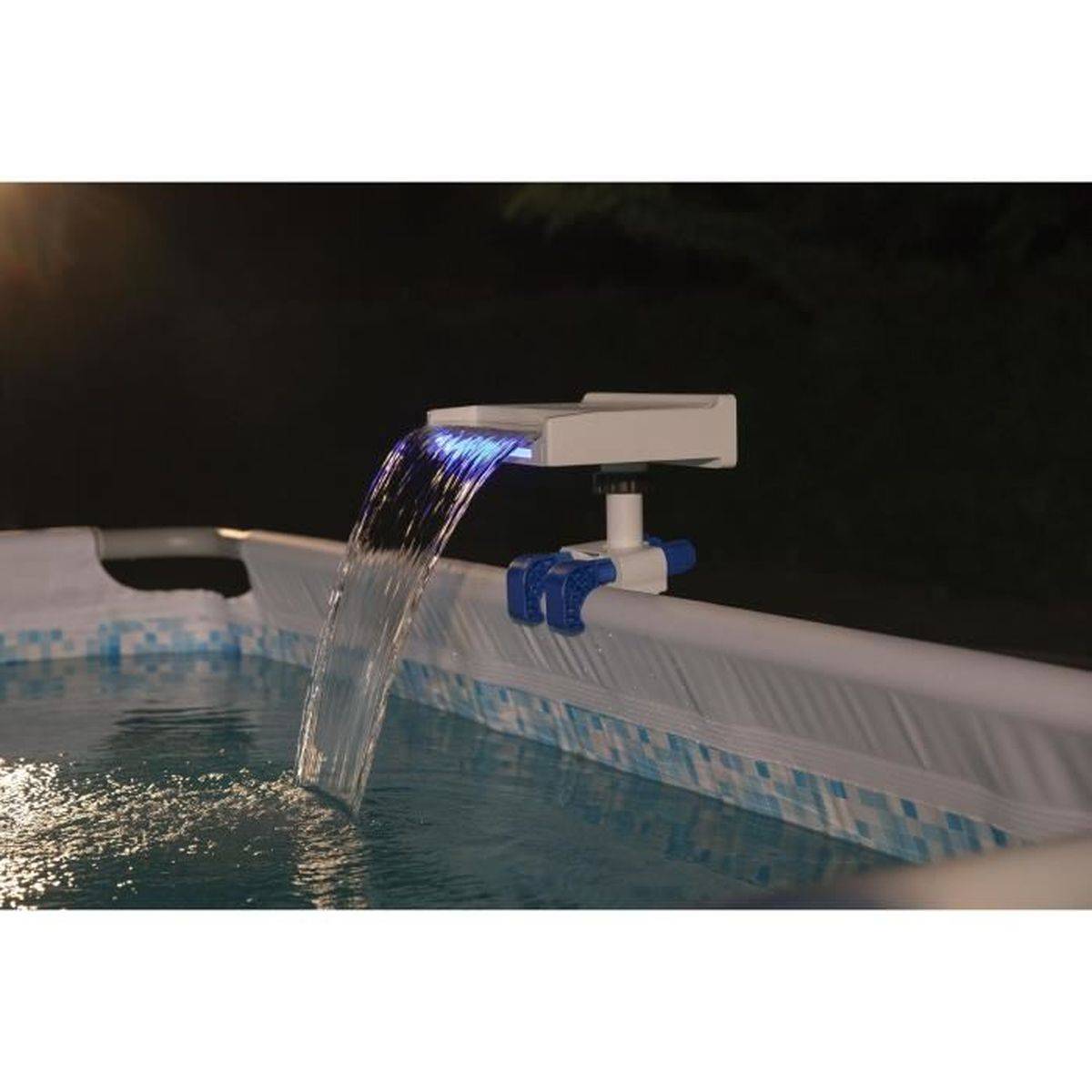 Bestway - Cascade LED pour piscine hors-sol avec 7 couleurs et 8 modes, ABS/PP, IP67 - BESTWAY - Image 3