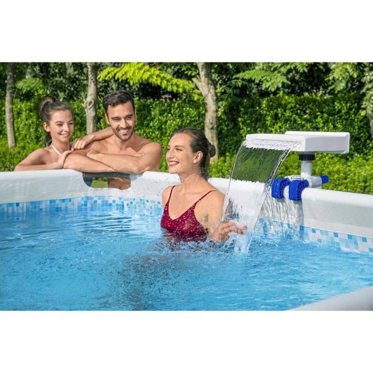 Bestway - Cascade LED pour piscine hors-sol avec 7 couleurs et 8 modes, ABS/PP, IP67 - BESTWAY - Image 4