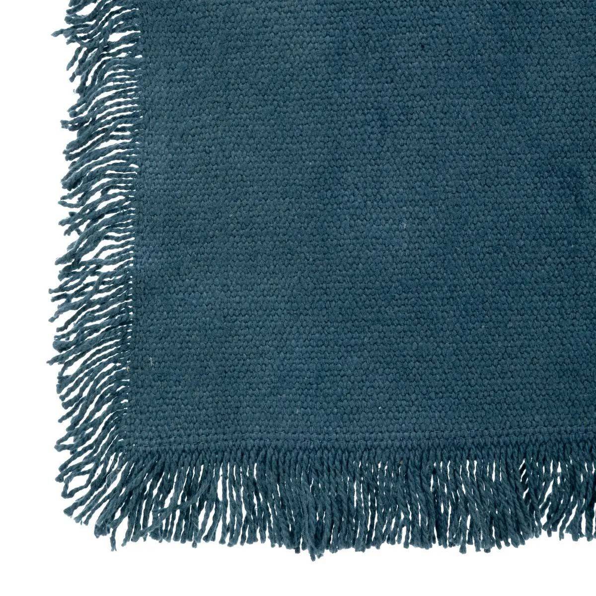 Chemin de Table "Maha" 38x140cm Bleu Canard - Image 2