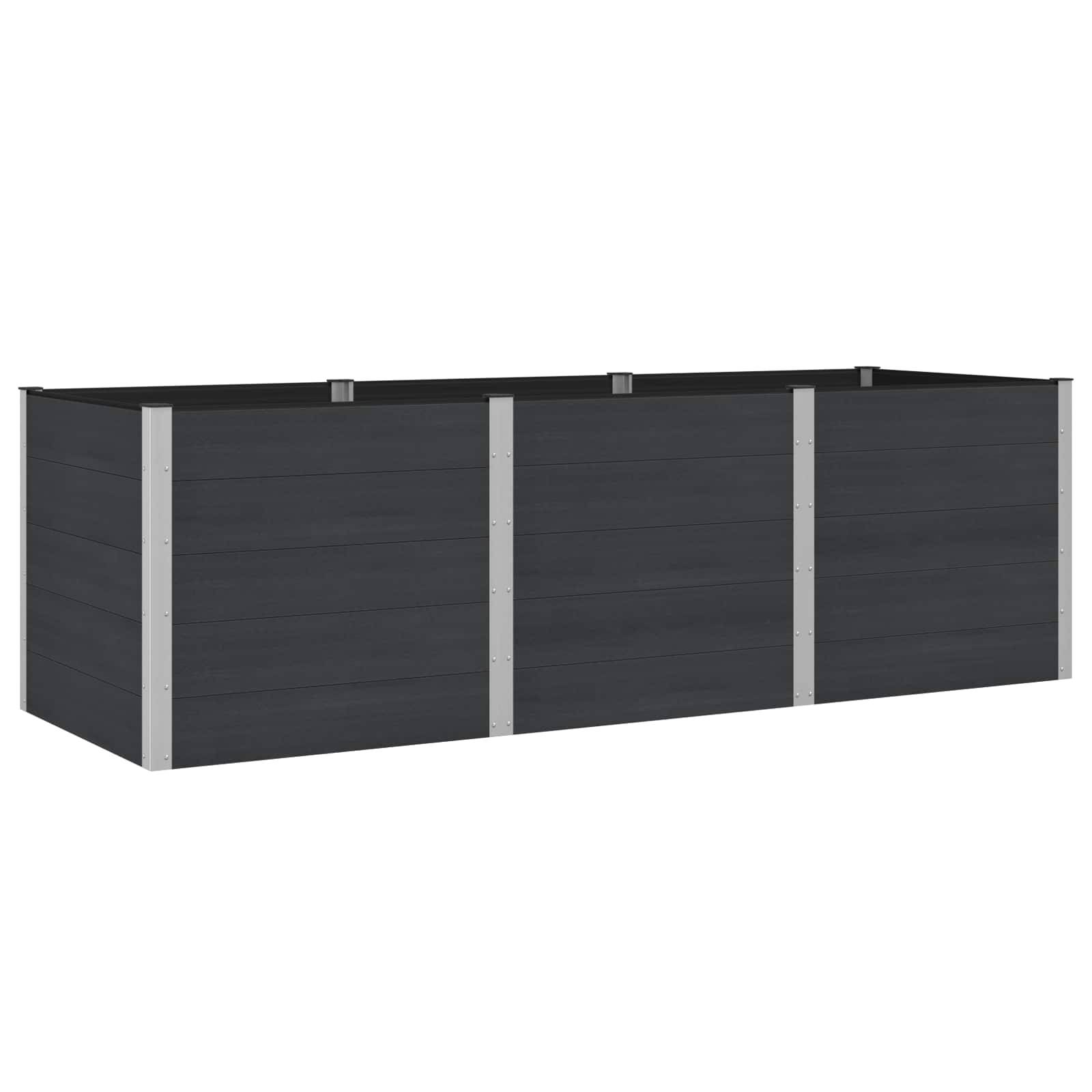 Prolenta Premium - Jardinière aluminium noir  300 x 100 x 91 cm  - Prolenta premium p3299.1 - Image 1