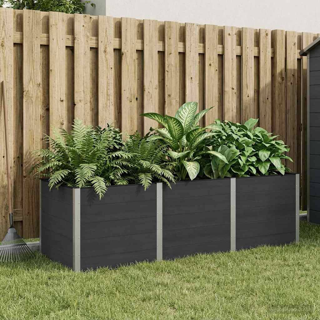 Prolenta Premium - Jardinière aluminium noir 300 x 100 x 91 cm - Prolenta premium p3299.1 - Image 2