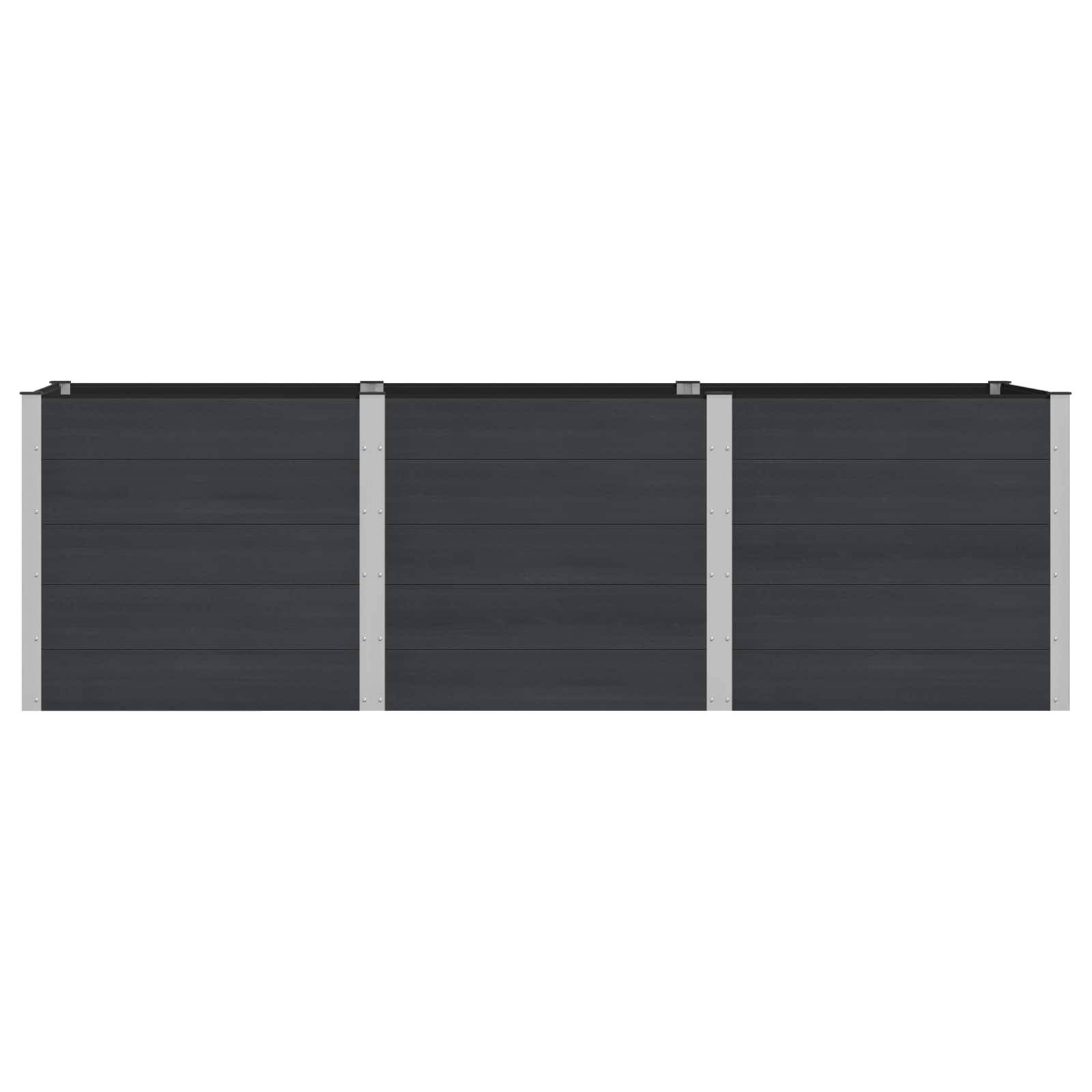 Prolenta Premium - Jardinière aluminium noir  300 x 100 x 91 cm  - Prolenta premium p3299.1 - Image 3
