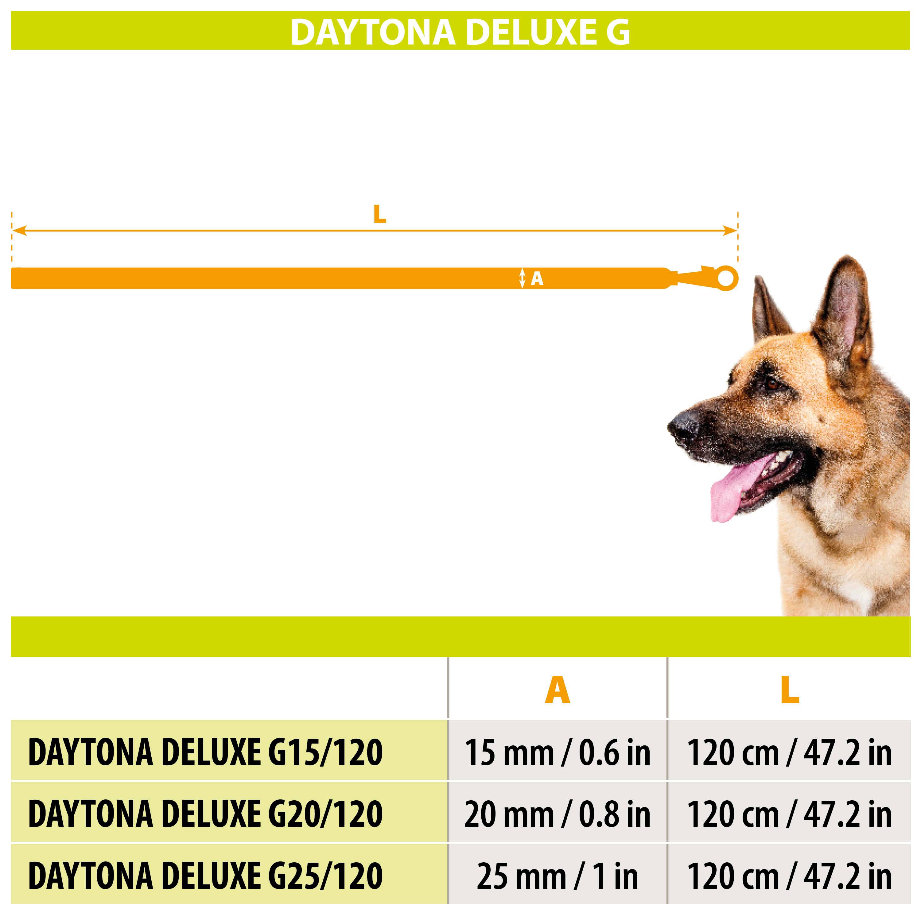 Ferplast - Laisse Réfléchissante pour Chiens DAYTONA DELUXE G20/120, Support Sachets Hygieniques, Poignée Rembourrée, Marron-Noir - Image 2