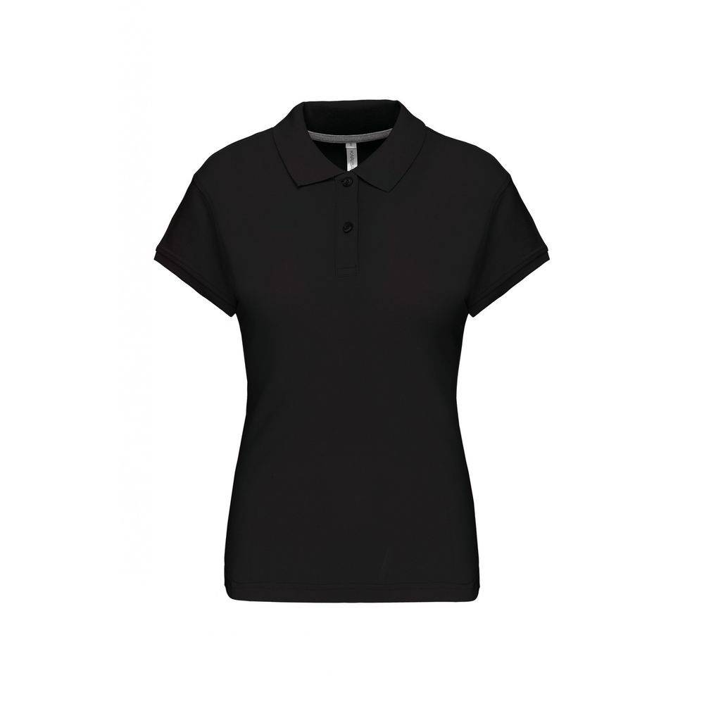 Polo de travail femme Kariban 100% coton Noir 3XL - Image 1