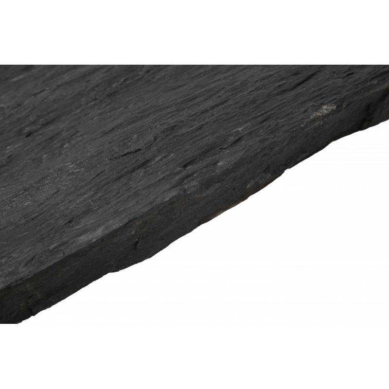 Pas japonais schiste ardoisier 40 x 30 cm - Noir  (Lot de 10) - Jardinex - Image 3