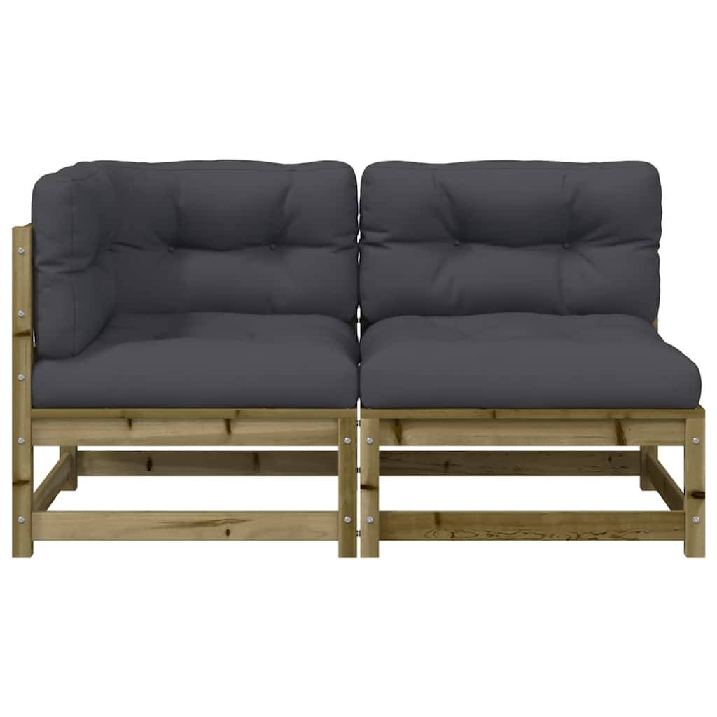 ComfortXL - Canapé Extérieur 2 Places Pin Imprégné avec Coussins Anthracite Résistant Pourriture – ComfortXL Outdoor Living - Image 5