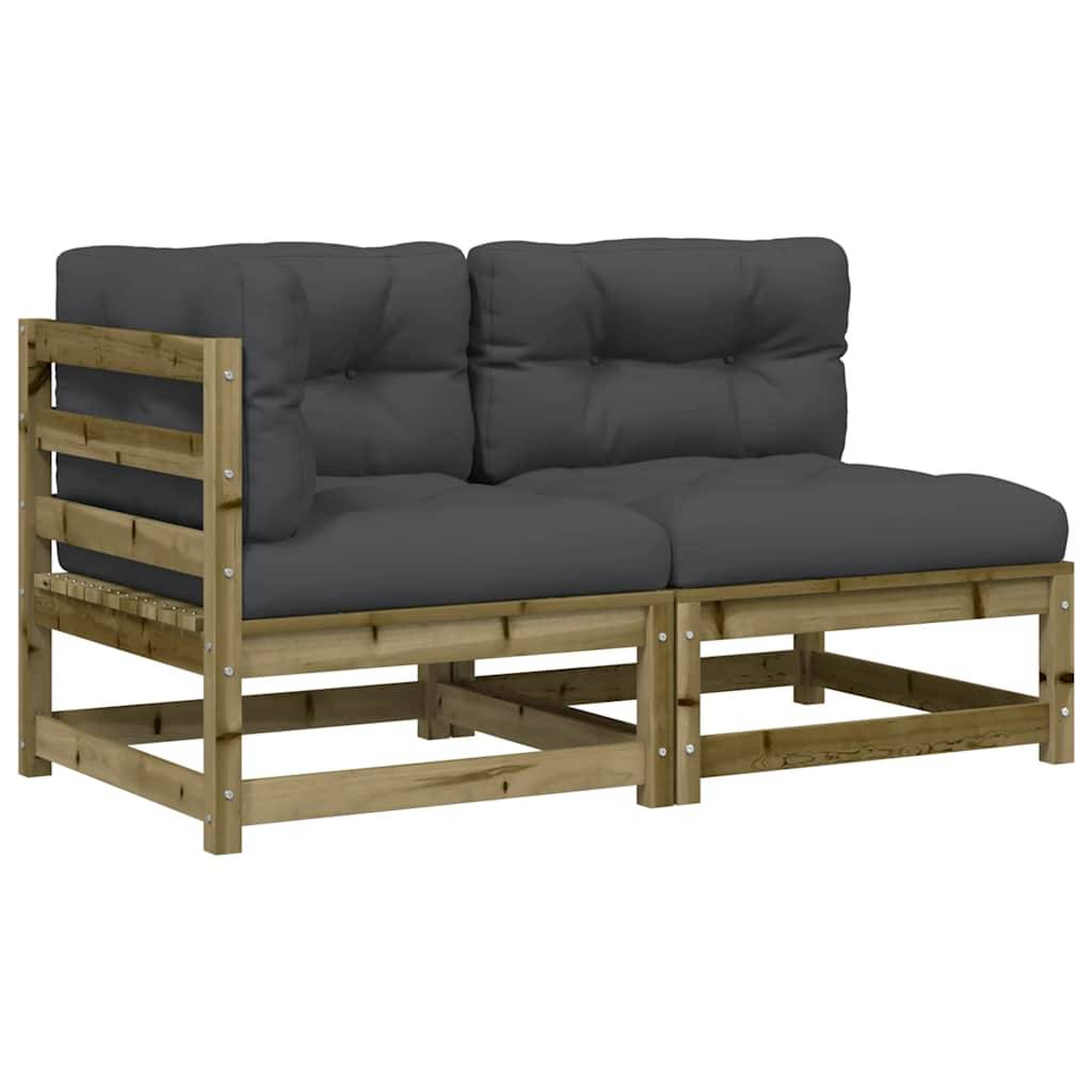 ComfortXL - Canapé Extérieur 2 Places Pin Imprégné avec Coussins Anthracite Résistant Pourriture – ComfortXL Outdoor Living - Image 2
