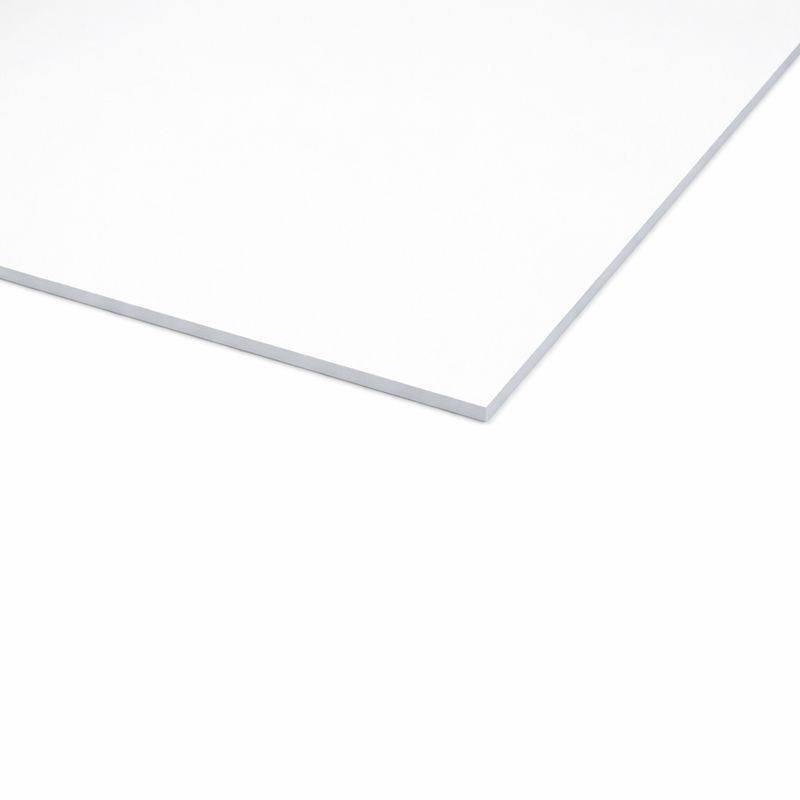 Plaque PVC expansé blanc - Coloris - Blanc, Epaisseur - 3 mm, Largeur - 50 cm, Longueur - 100 cm - Image 1