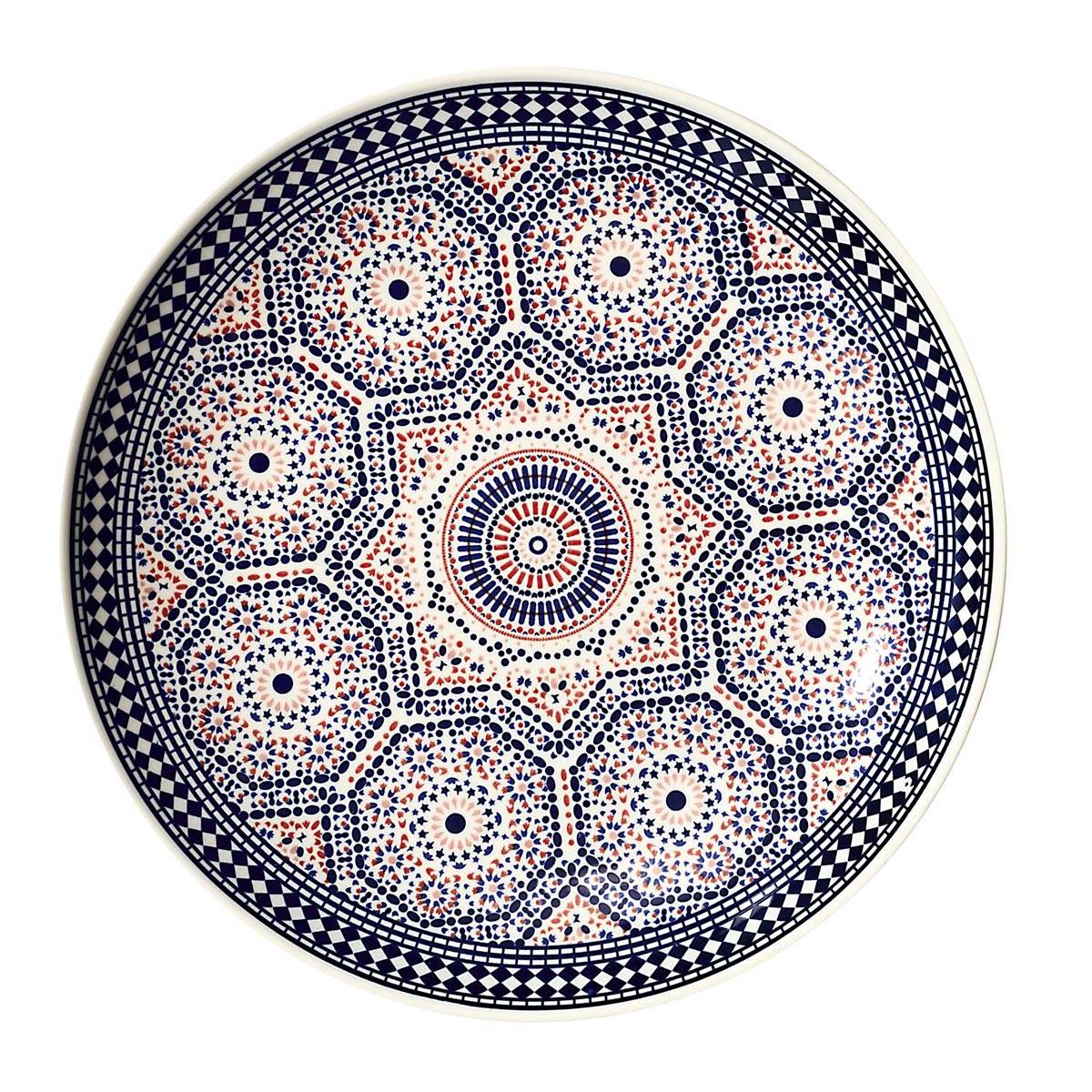 The Home Deco Factory - Plat de Présentation "New Mirage" 31cm Multicolore - Image 2