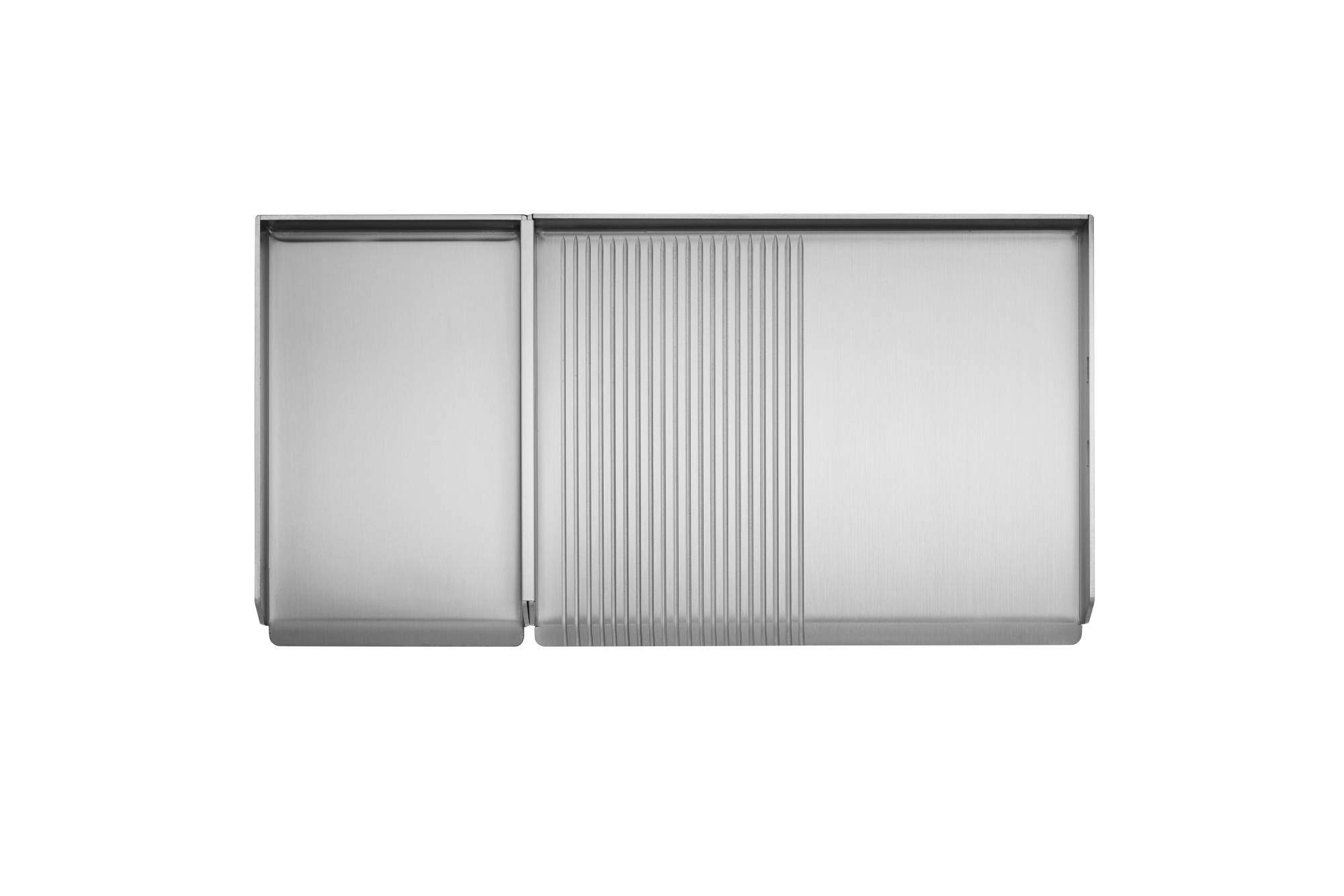 Plancha Planet - Plancha OASI 80MIX 26 Lisse -55 Lisse Rainurée + couvercle - Image 3