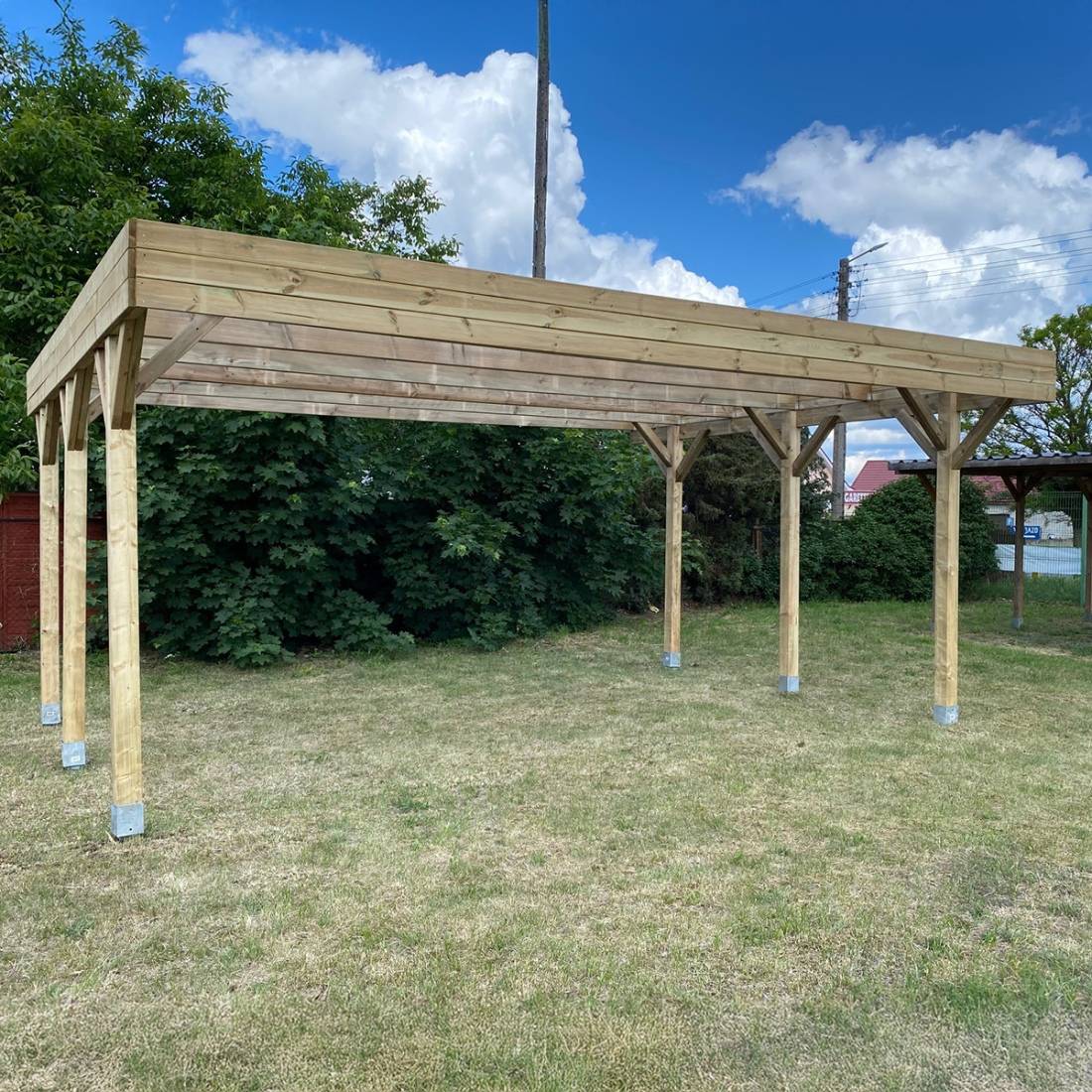 Altanka - Carport, abri de voiture 6.06x5.03 m - 30.48 m2 - CAR5 - ALTANKA - Image 3