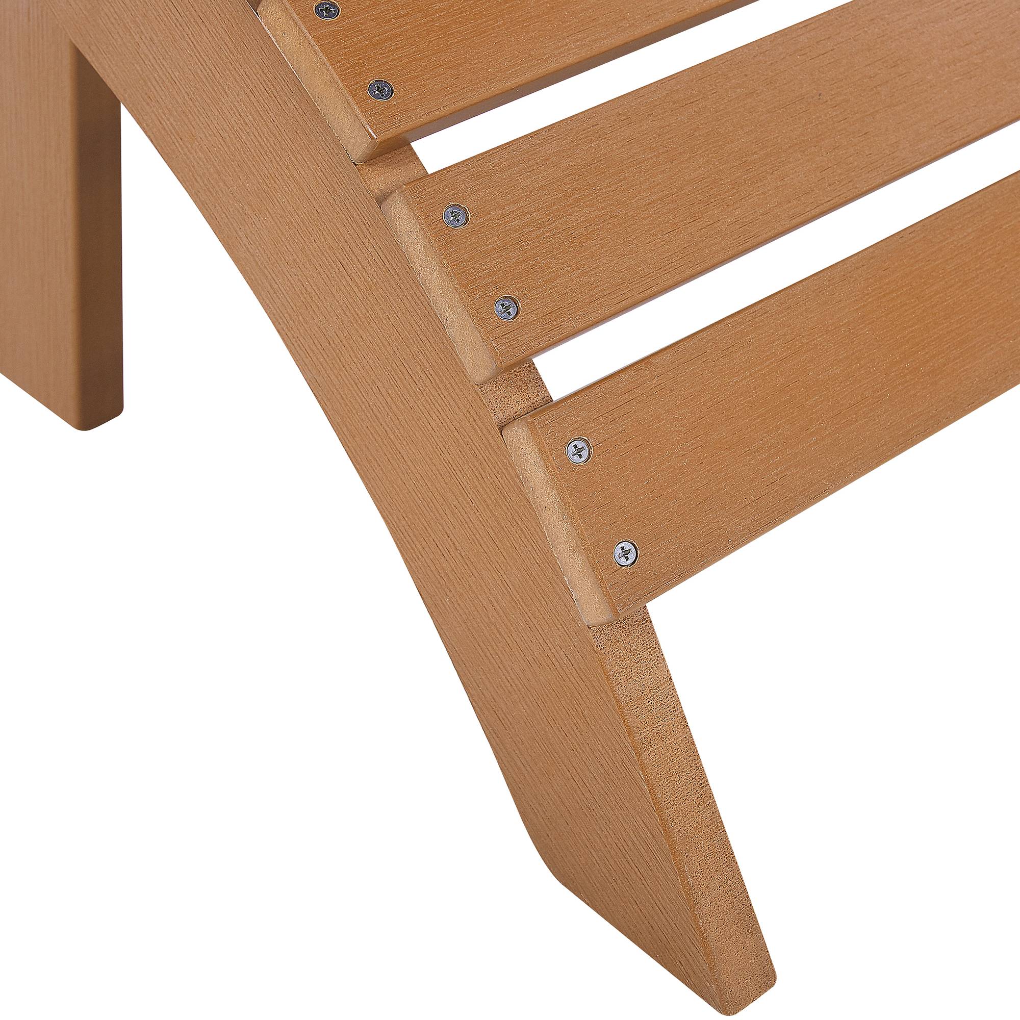 Beliani - Chaise de jardin Bois synthétique Marron ADIRONDACK - 50x43x34- Beliani - Image 6