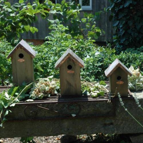Esschert Design - Abri en bois pin et cuivre pour Roitelet Ø30mm - Image 3