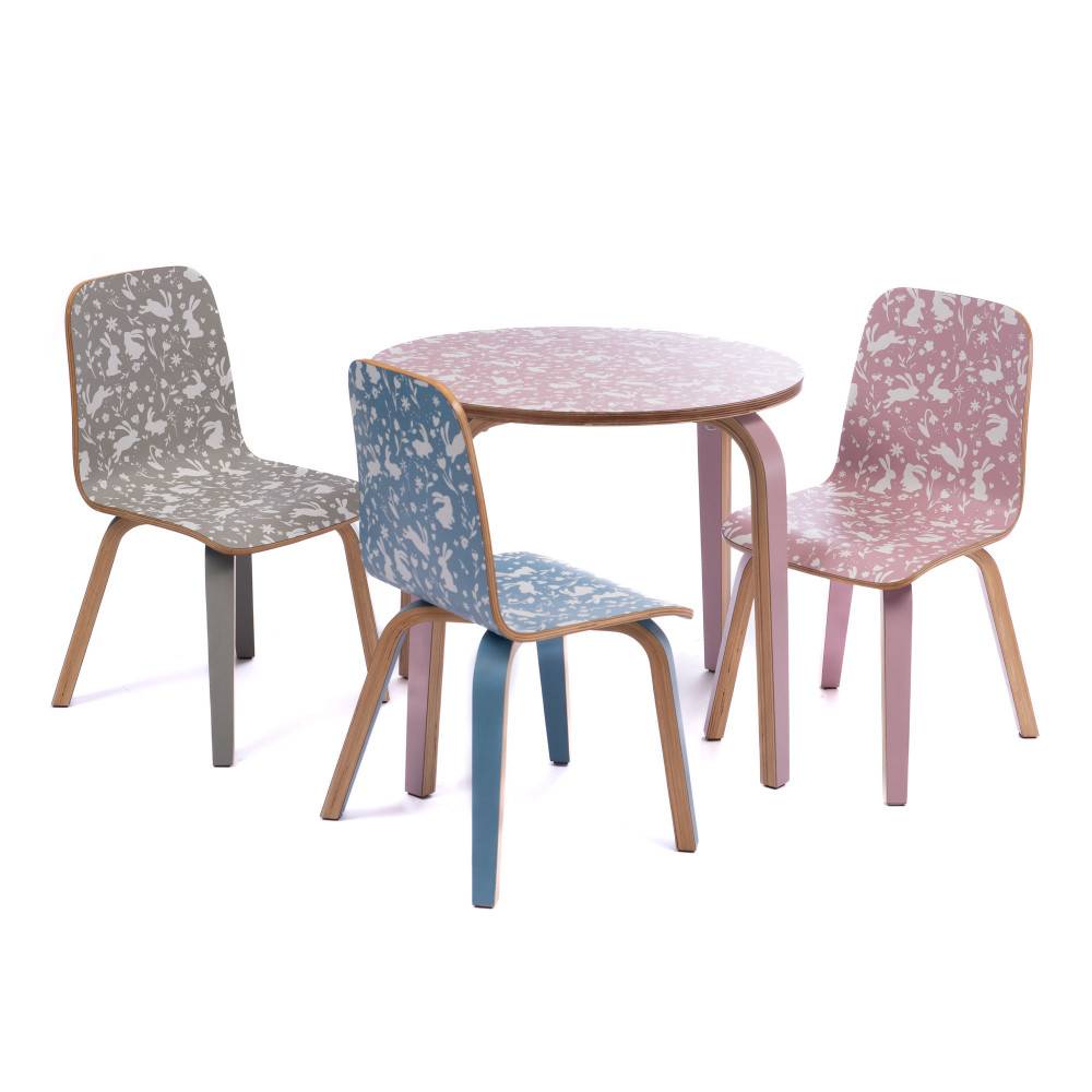 Amadeus - Table enfant rose lapin - Image 4