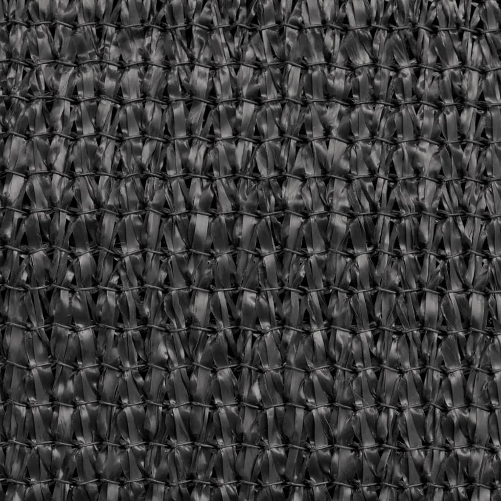 Voile d'ombrage parasol en PEHD triangulaire 5 x 5 x 5 m anthracite - Image 2