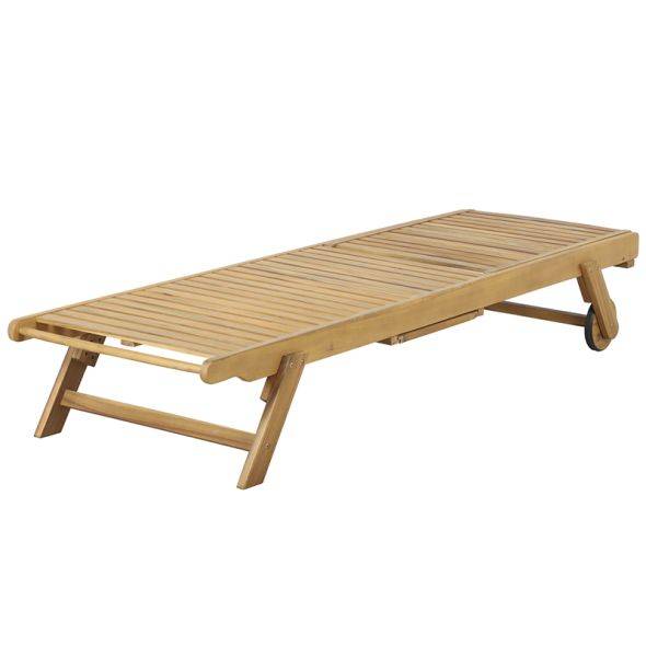 Bain de soleil MOLA en bois d'acacia FSC Beau Rivage - Image 6